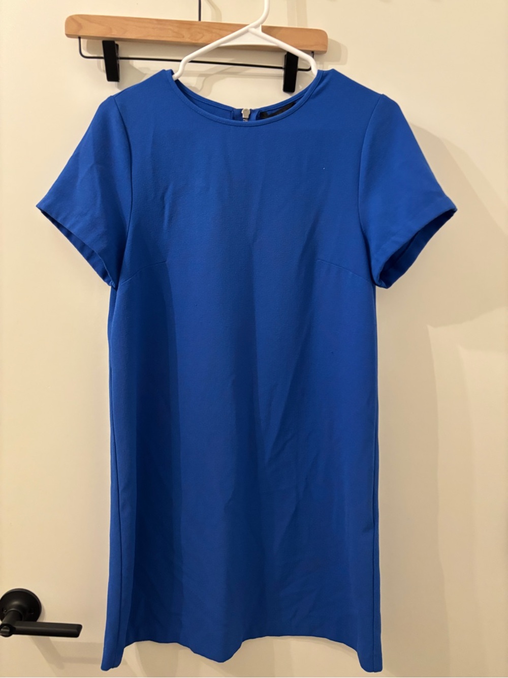 Felicity & Coco Short-Sleeve Shift Dress in Royal Blue